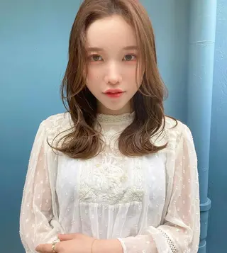 ミディアム カラー ヘアアレンジ 韓国/髪質改善💘 櫻井かれんのヘアスタイル
