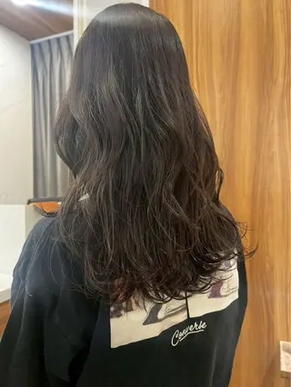 セミロング カラー 池見 円花のヘアスタイル