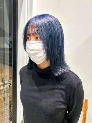 ミディアム カラー ヘアアレンジ yuka .のヘアスタイル