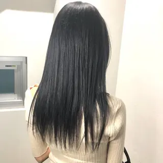 ロング カラー ヘアアレンジ 🤍清楚系 韓国レイヤー🤍拓朗のヘアスタイル