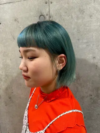 ミディアム カラー 💞艶カラー/ ブリーチ💞ユウカのヘアスタイル