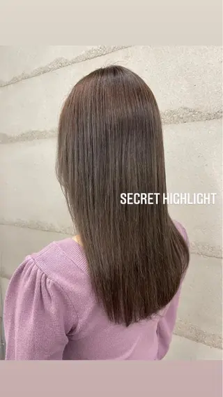 ロング カラー ヘアアレンジ FONS 🤍yurika🤍のヘアスタイル