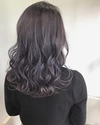 セミロング カラー ヘアアレンジ GiseL天神カラー 髪質改善/ブリーチのヘアスタイル