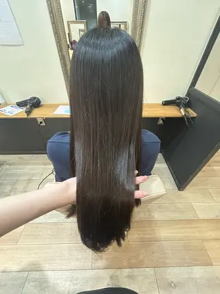 ロング カラー 松尾 遥花のヘアスタイル