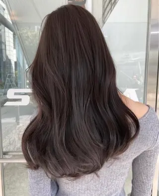 セミロング カラー 渋谷/駅近/徒歩4分 /生田レイのヘアスタイル