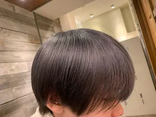 ショート カラー ヘアアレンジ メンズ kei/透明感カラー /ベージュ/髪質改善のヘアスタイル