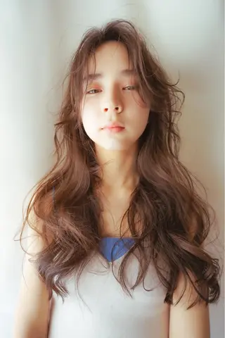 ロング カラー パーマ ヘアアレンジ N° uairo 川崎店【ユアイロ】のヘアスタイル