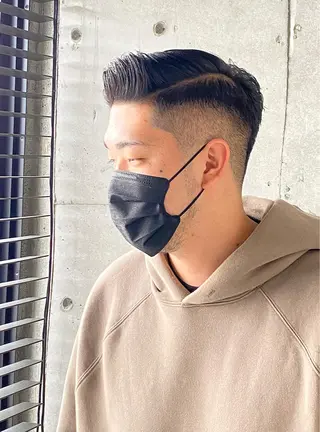 ショート パーマ メンズ MENS  FEEL南森町所属・佐藤 達郎のヘアスタイル