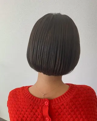 ショート カラー ボブ/髪質改善/ soiナカジママドリのヘアスタイル