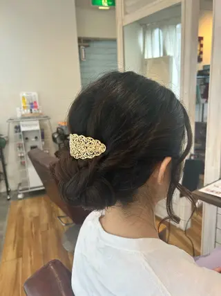 ミディアム ヘアアレンジ PARU HAIR SALON所属・似合わせ特化美容師 ✂︎PINAのヘアスタイル
