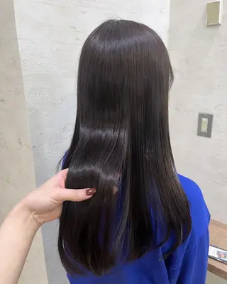 ロング カラー 杉田 涼のヘアスタイル