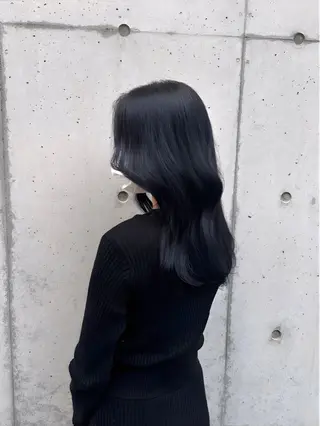 ロング カラー 韓国風レイヤー🗝要 暗透カラー📓吉祥寺のヘアスタイル