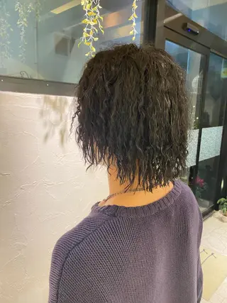 パーマ メンズ 菊池大一 溝の口パーマのヘアスタイル