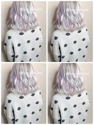 ミディアム カラー Selenehair 三条本店のヘアスタイル