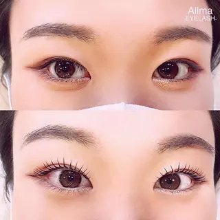 マツエク・マツパ Allma eyeのマツエク・マツパデザイン