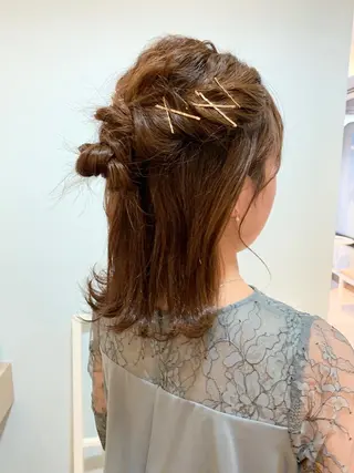 ヘアアレンジ 🇺🇸✂️🍟 こんあゆみのヘアスタイル