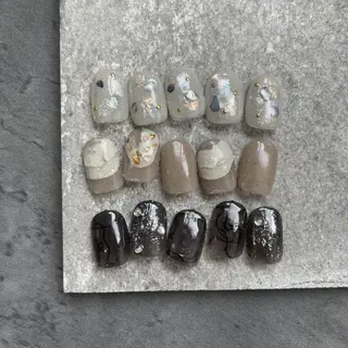 ネイル Ray. ／綺麗目ニュアンスのネイルデザイン