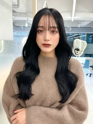 ロング 顔周り🇰🇷韓国 レイヤー/いづみ💞のヘアスタイル