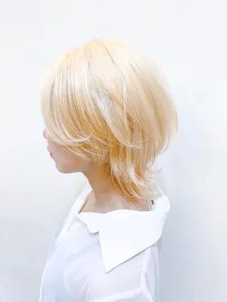 ショート カラー ビューティー　クララ所属・🌈miu miu hair✂️💕のヘアスタイル