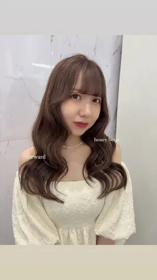 カラー Parve Mix/ 平 奈果🎀のヘアスタイル