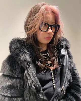 セミロング カラー HIBIKI/原宿 ハッシュカット🪄のヘアスタイル