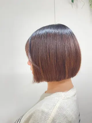 ミディアム モリオフロムロンドン原宿本店所属・ショート/ボブ/ハイ トーン/Nanahaのヘアスタイル