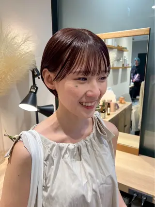 ショート 圧倒的透明感カラー ⭐️NAOKIのヘアスタイル