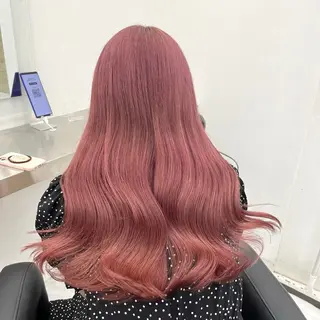 ロング カラー ヘアアレンジ 可愛い暖色ヘア🥀 えびけんのヘアスタイル