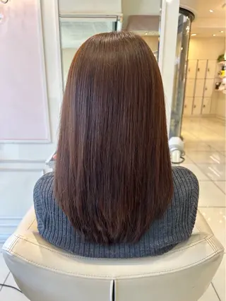 セミロング カラー 髪質改善🥂✨ Mioのヘアスタイル