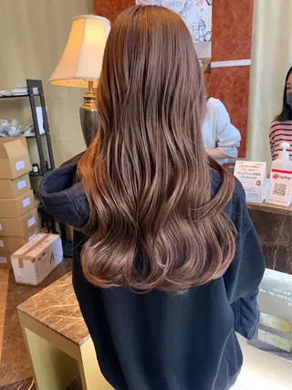 カラー 大人パーマ特化 心斎橋本町/えざわのヘアスタイル