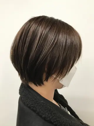 ショート カラー ショート/グレージュ 鈴木春樹のヘアスタイル
