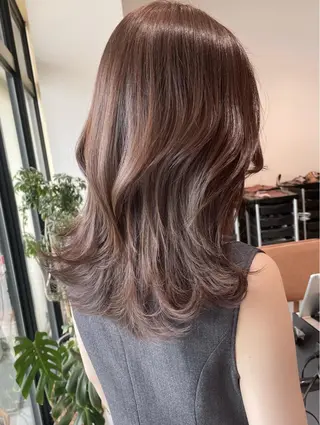 セミロング カラー ヘアアレンジ メンズ 寺西 恵🪡🤍のヘアスタイル