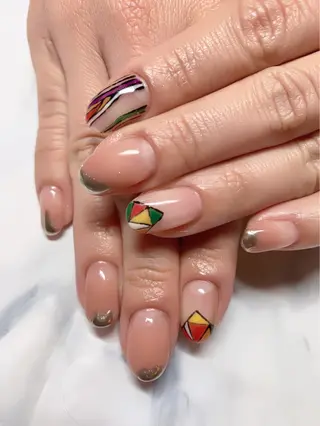 ネイル 菅野 愛花のネイルデザイン