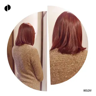 ミディアム カラー ✨縮毛矯正✨髪質改善 ナカシマ ユミのヘアスタイル