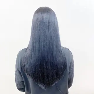 ロング カラー パーマ 大人っぽ韓国レディ レイヤー🤍渋谷のヘアスタイル