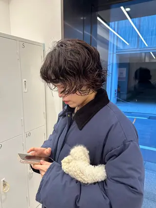 ショート パーマ 🎨ショートの神様 /神評価🎨原田公祐のヘアスタイル