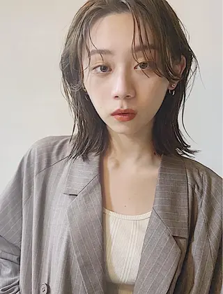 ミディアム カラー kith.所属・ケアカラー×髪質改善 🌙OKUBO🌙のヘアスタイル