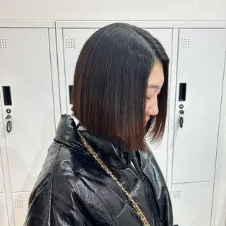 ミディアム 🥀YUIHA🥀 テザインカラー♥のヘアスタイル