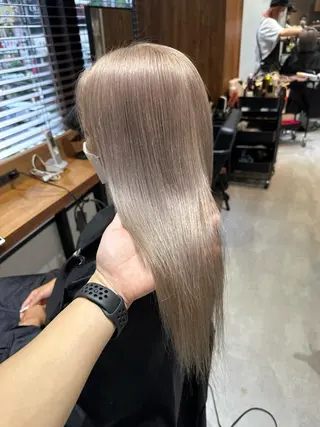 セミロング カラー KEISUKE/ ブリーチ🧡エクステのヘアスタイル