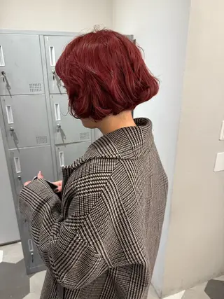 ショート カラー ブリーチ/アレンジ 天満/chihiroのヘアスタイル