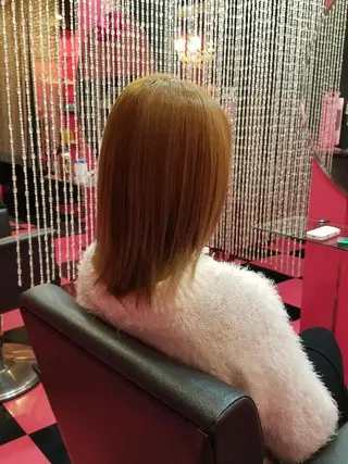 カラー セミロング REMIX　by　  Love　hairのヘアスタイル