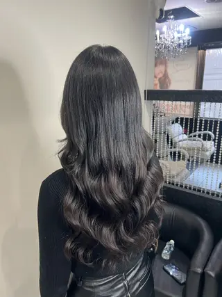 ロング カラー YUDU🍊 germe/ジェルムのヘアスタイル