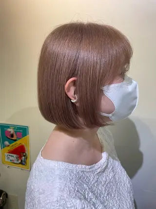 ショート カラー メンズパーマ✨️村越 雄斗のヘアスタイル