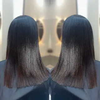 ミディアム カラー パーマ 【髪質改善特化】 tamのヘアスタイル