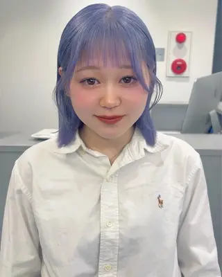 ミディアム 🎀ハイトーン特化 konomi🎀のヘアスタイル