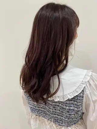 ロング カラー ヘアアレンジ 美髪矯正/ 伊藤 更のヘアスタイル