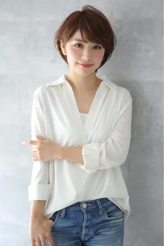 ショート 🎗️comoda 神戸三宮 髪質改善のヘアスタイル