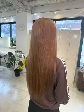 ロング カラー 艶 ハイトーン✨ユキノのヘアスタイル