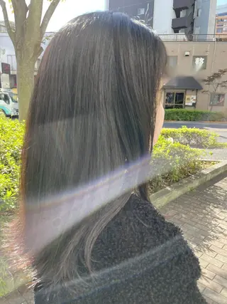 ロング 福原 亜祐美のヘアスタイル