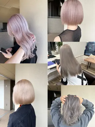 カラー regalo 森重ユウのヘアスタイル